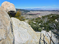 Railings at the summit