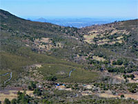 View west