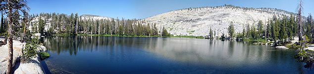 Panorama of the first Sunrise Lake