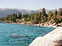 East shore of Lake Tahoe