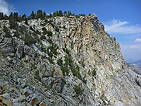 Fractured cliffs