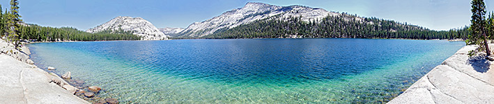 Panorama of Tenaya Lake