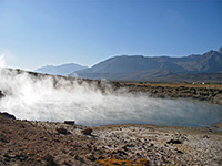 Hot spring in Long Valley