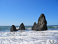 Rocks at Rodeo Beach