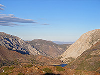 View east over Tioga Lake