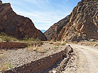 Road through Titus Canyon