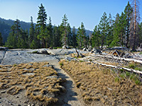 Path over granite