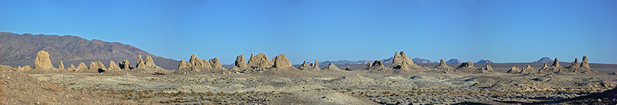 Panorama of the pinnacles