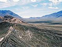 Rim of the crater