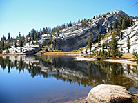 West side of Upper Cathedral Lake