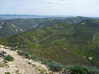 Valencia Peak - view east