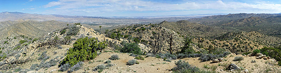 Panorama north from Warren Peak