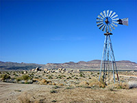 Water tower windmill