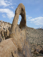 Side of Whitney Portal Arch