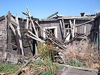 Collapsed building