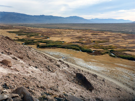 Chalk Bluff Road and the Owens River