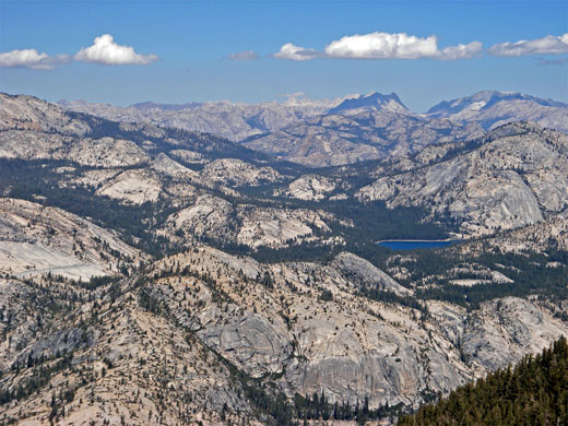 View north from Clouds Rest