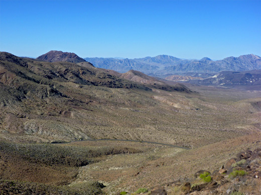 Greenwater Valley, below Coffin Peak