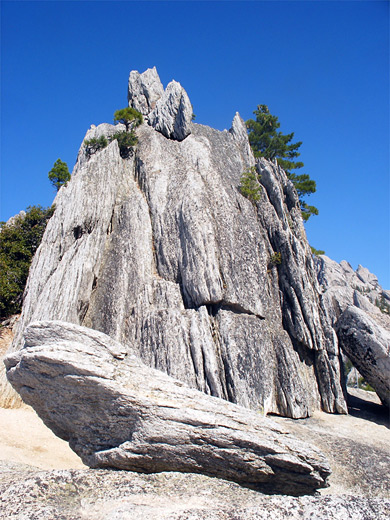Weathered granite boulders, near Castle Dome