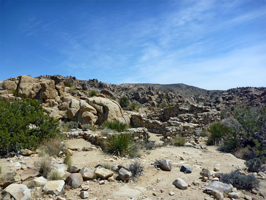 Ruined stone cabin