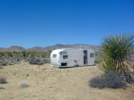 Abandoned caravan