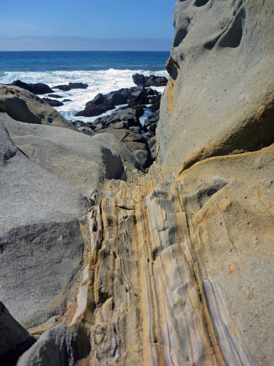 Thin-layered sandstone