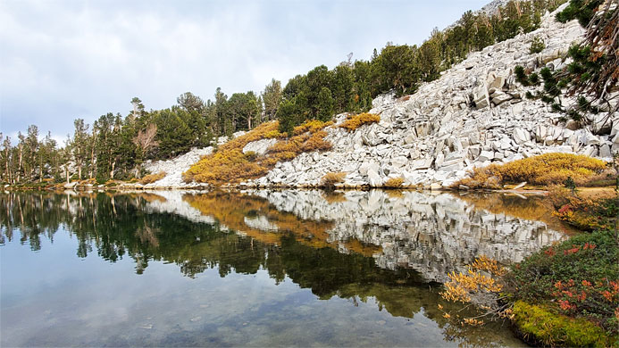 East shore of Fourth Lake