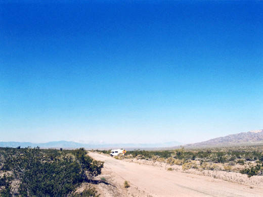 Pinto Road, just south of the park