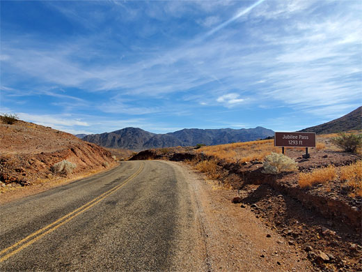 Sign at Jubilee Pass