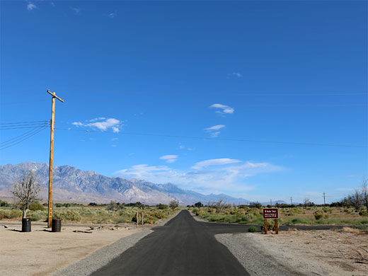 View northwest along the eastern section of the auto tour