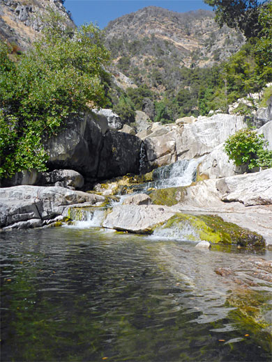 Pool above the falls