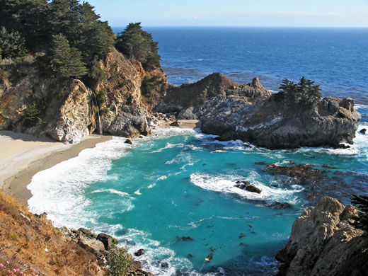 Beach at Julia Pfeiffer Burns State Park