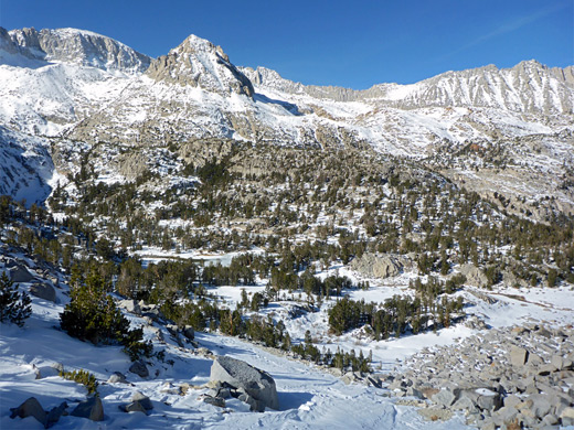 The view west from Morgan Pass