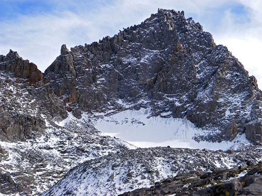 Palisade Glacier, beneath 14,242 foot North Palisade