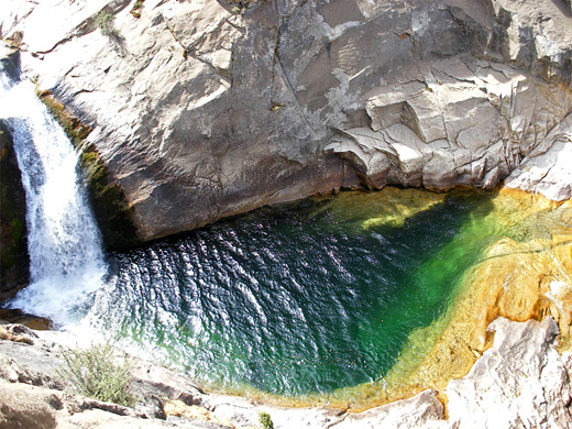 Pool and waterfall