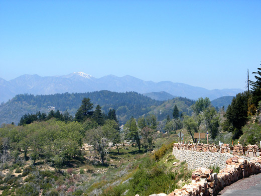 Mt Baldy and the San Gabriel Mountains