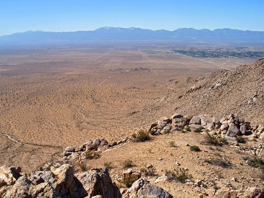 The summit - view south