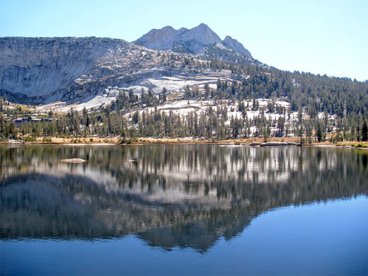 East side of Upper Cathedral Lake