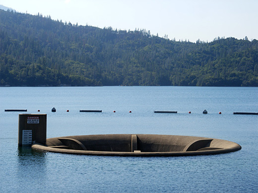 Glory Hole - spillway on Whiskeytown Lake