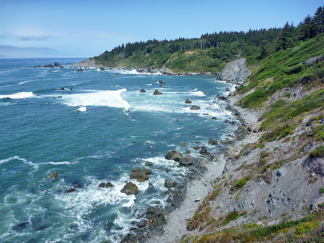 Coastline south of Abalone Point