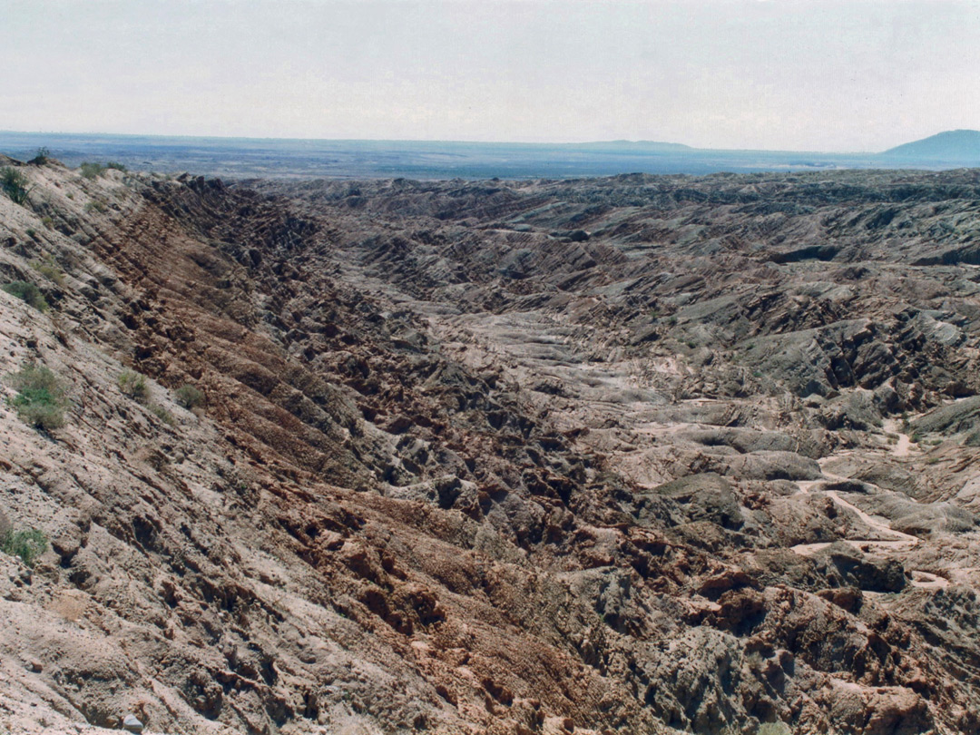 Ridge in the Borrego Badlands