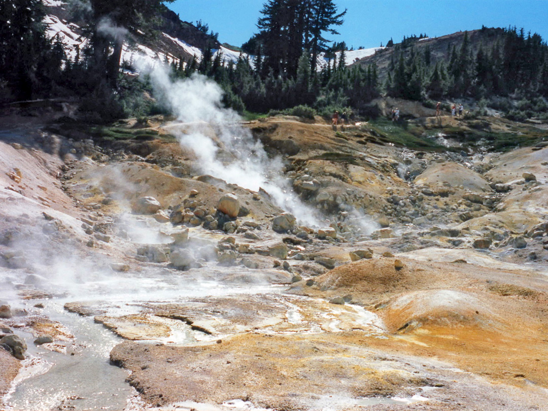 Steaming pools