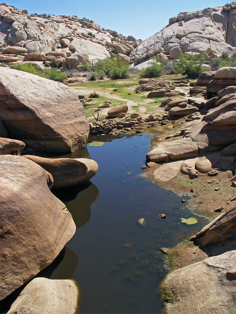 Pool behind Barker Dam