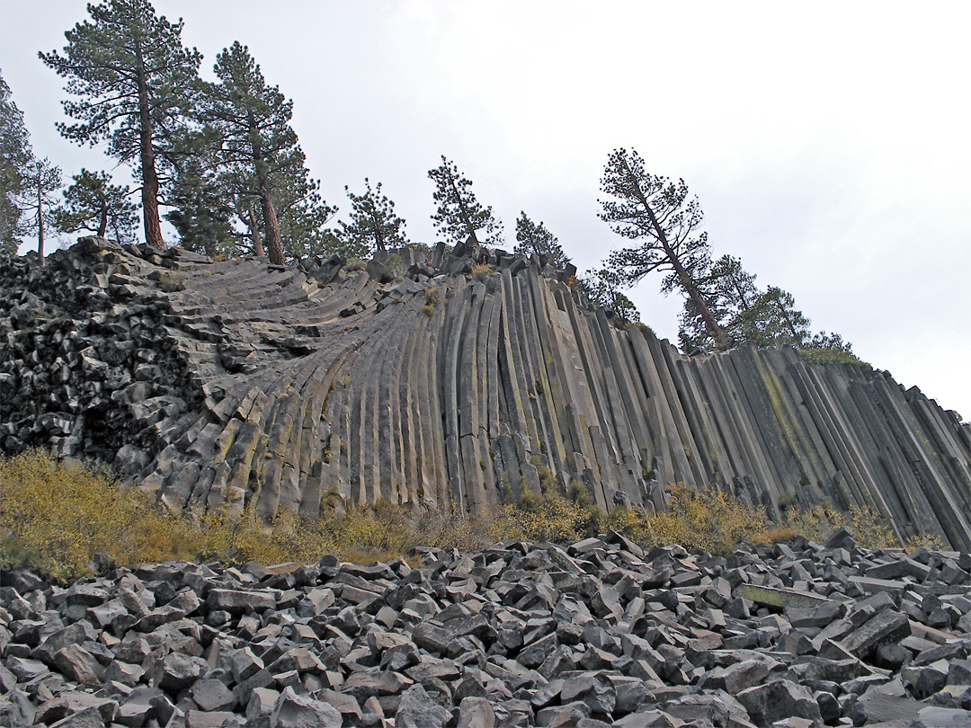The main volcanic formations
