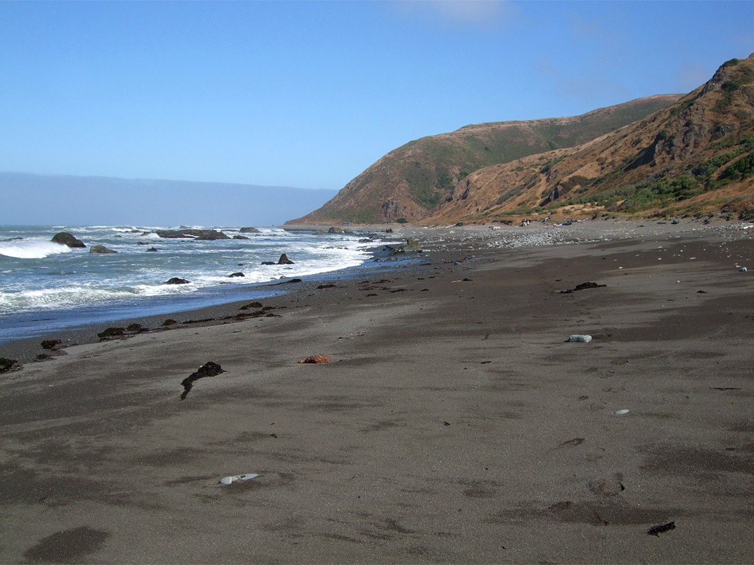 Wide sandy beach