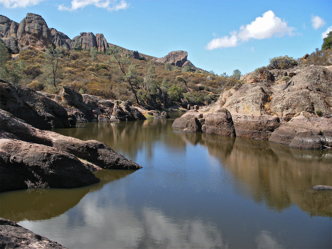 Reflections on Bear Gulch Reservoir