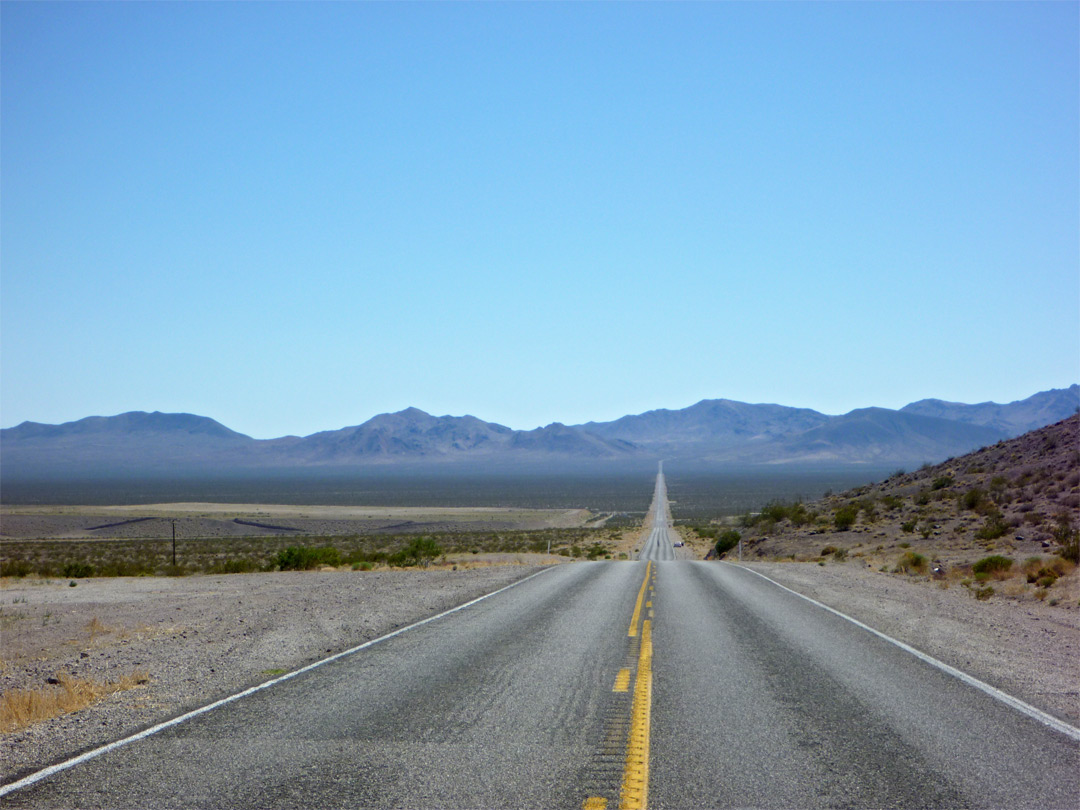 NV 374 across the Amargosa Desert