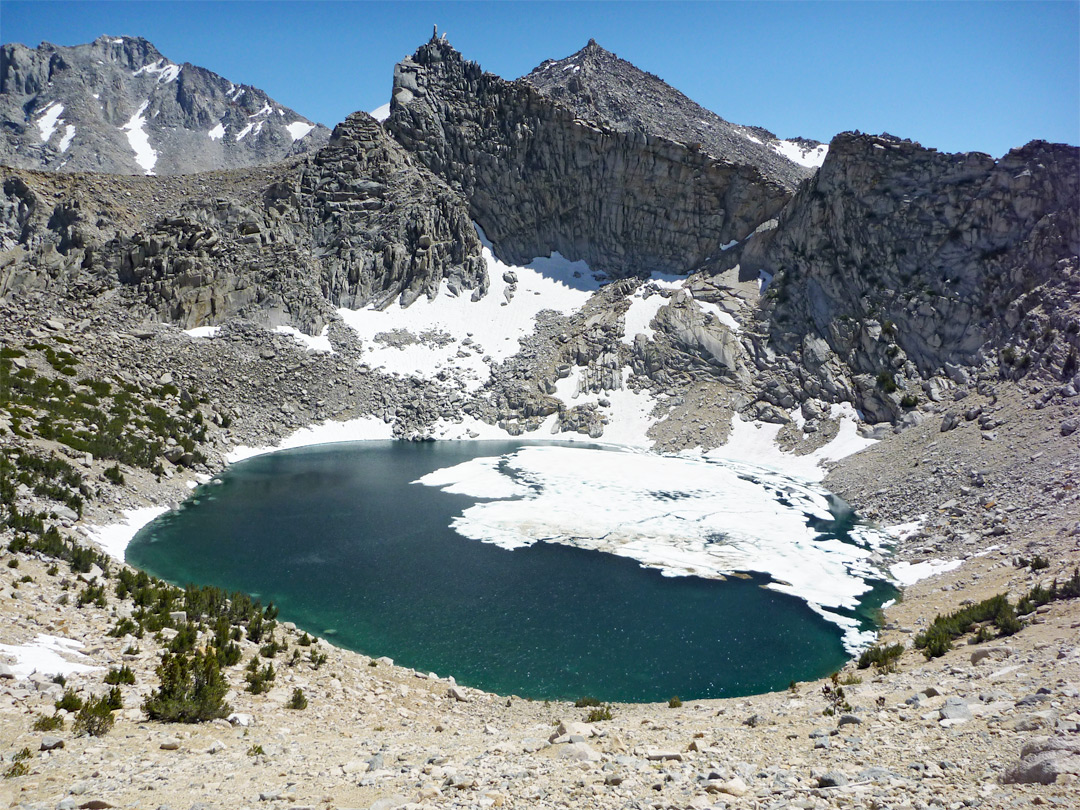 Ice on Big Pothole Lake