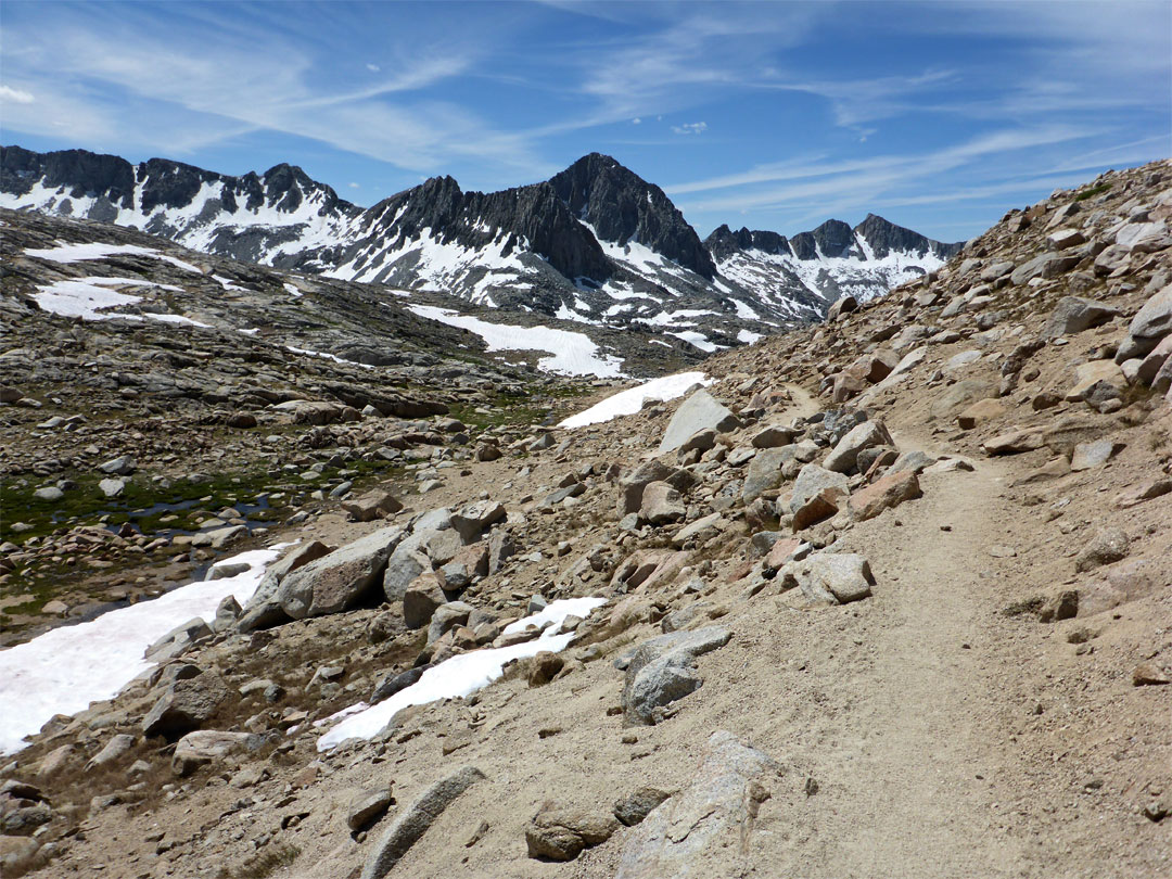 Path across scree