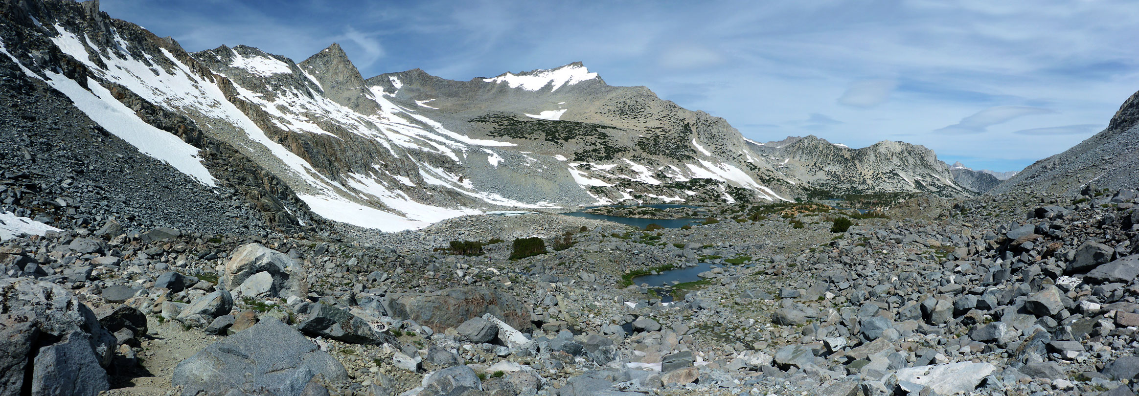 Rocks above Bishop Lake